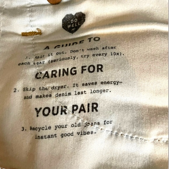 Madewell - High Rise Skinny Crop w Button Fly - Size 25 - Mid-Blue - Picture 8 of 8